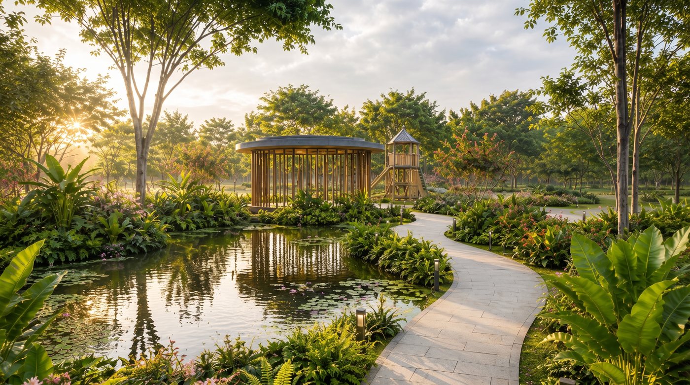 East Bay Gardens Singapore inspired garden community
