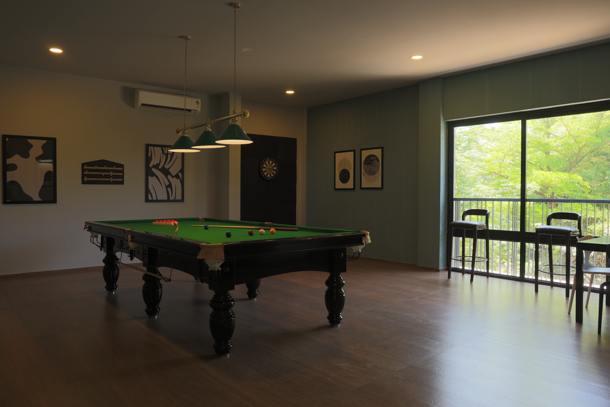 Ecocity indoor table tennis amenity