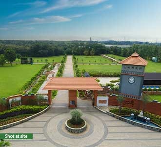 Saibya Sapling project entrance and farm plot community