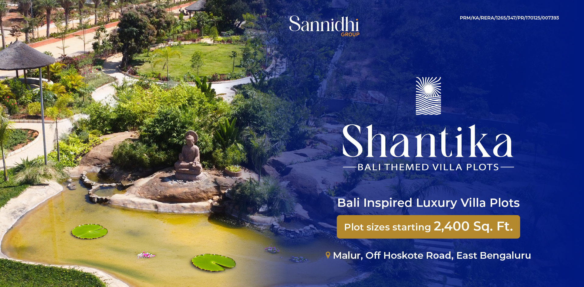 Shantika by Sannidhi villa plots in Malur off Hoskote Road